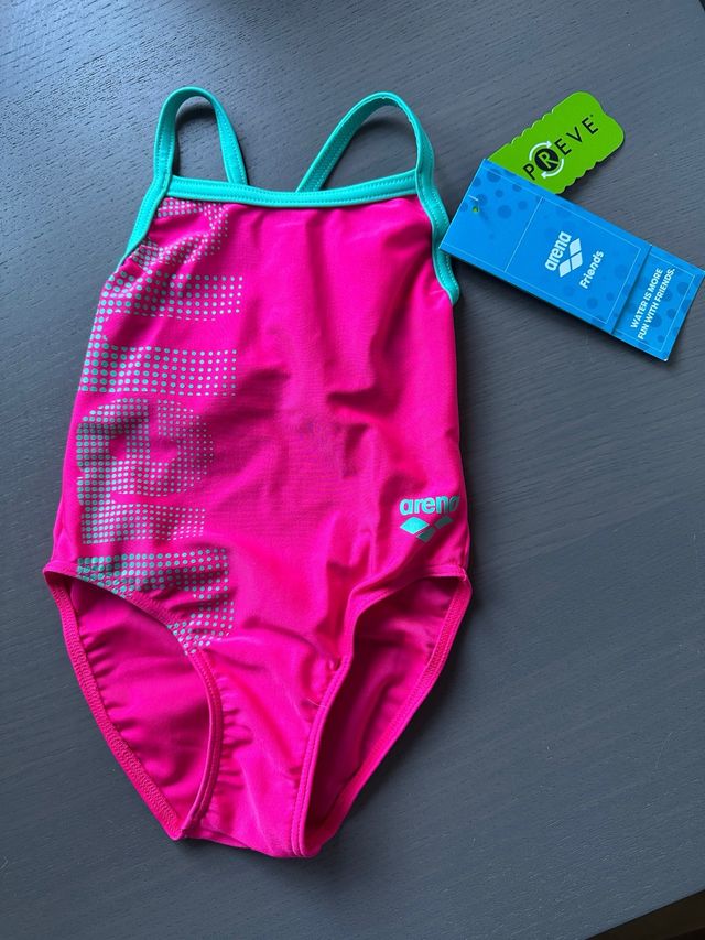 Bañador niña Arena rosa (1-2 años)