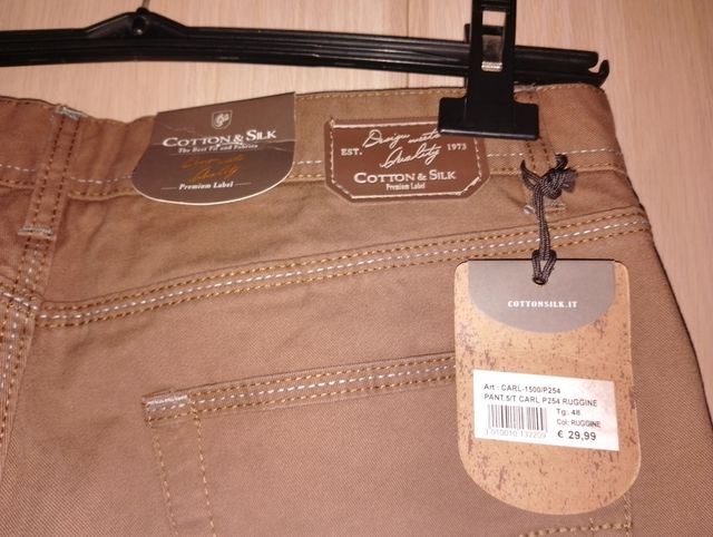 Pantaloni Cotton&Silk Uomo NUOVI