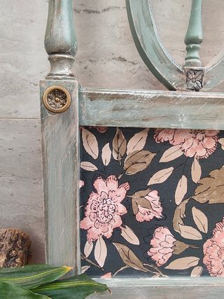 Cabecero vintage | Verde & Rosa