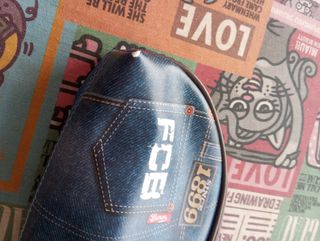 Estuche azul FC Barcelona.