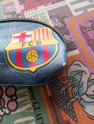 Estuche azul FC Barcelona.