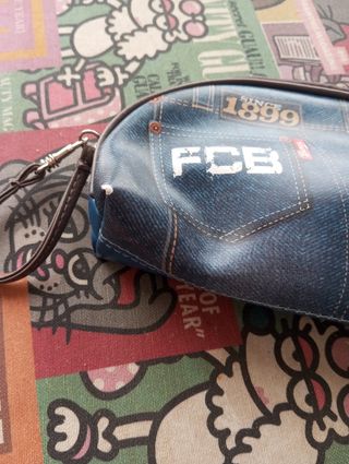 Estuche azul FC Barcelona.