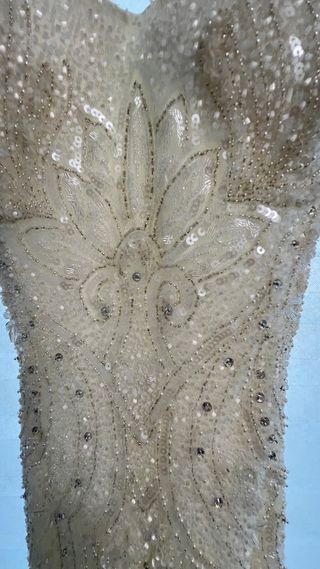 Elegante Vestido novia Rosa Clará Sirena Talla 36