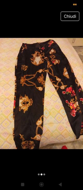 Pantalone donna fantasia