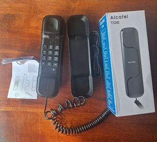 Teléfono fijo Alcatel-Lucent.