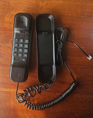 Teléfono fijo Alcatel-Lucent.
