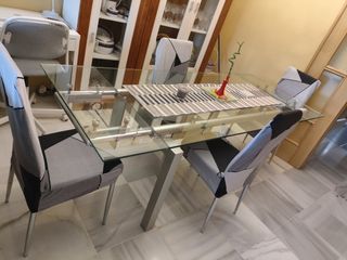 Mesa comedor cristal 1'40