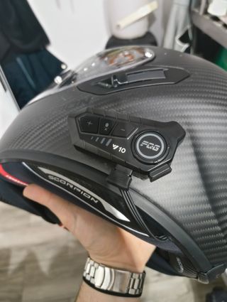 Casco Exo 1400 Carbón Air e intercom "casi nuevo"