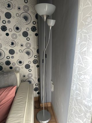 Lampara pie Ikea - 2 luces