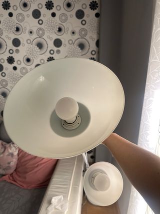 Lampara pie Ikea - 2 luces