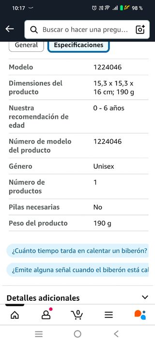 NUEVO Calienta Biberones Thermobaby