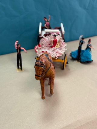 Fantástica maqueta de Carroza Rociera