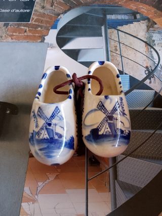 Zoccoli Olanda souvenir - Ceramica dipinta a mano