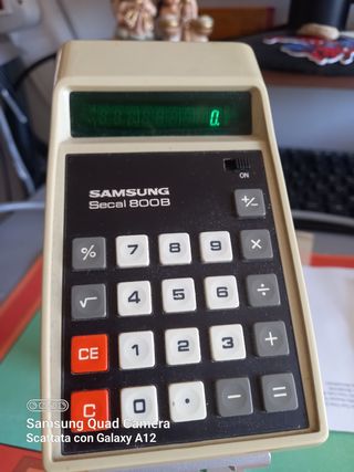 Calcolatrice Samsung secal 800b vintage