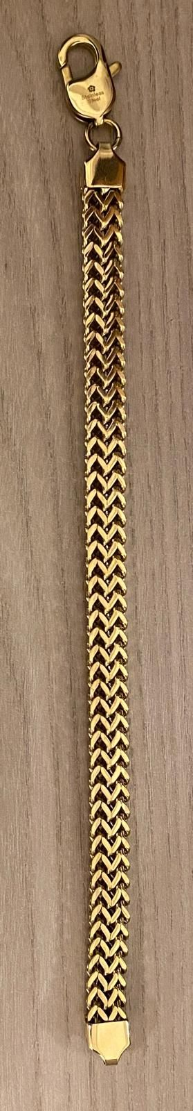 bracciale placcato oro 18k bello 21cm