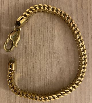 bracciale placcato oro 18k bello 21cm