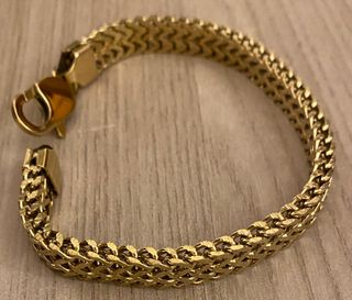 bracciale placcato oro 18k bello 21cm