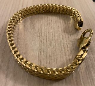 bracciale placcato oro 18k bello 21cm