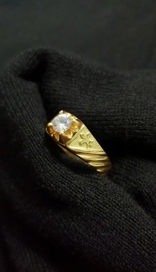 Solitario Oro 18k