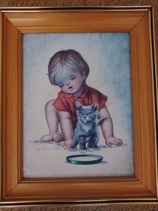Cuadro infantil vintage