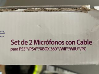 2 Micrófonos GAMEware PS3/4-Xbox360