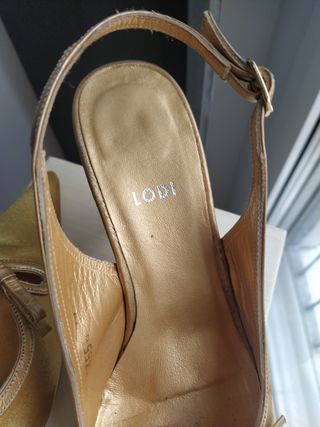 Zapatos Lodi dorados fiesta