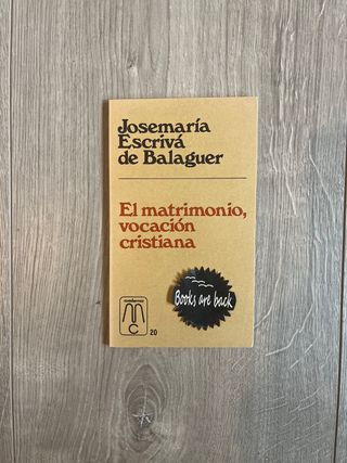 El matrimonio vocación cristiana