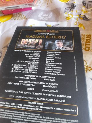 DVD Madama Butterfly - Puccini