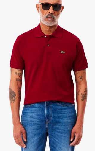 Polo rojo original de Lacoste nuevo