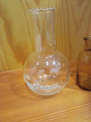 Matraz esférico fondo plano GLASSCO 250 ml