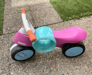Moto infantil rosa-turquesa