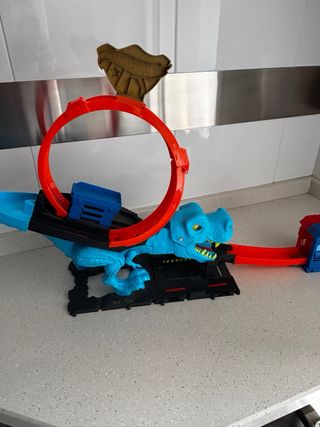 Hot Wheels TRex Pista Coches