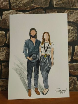 Bocetos de acuarela por encargo