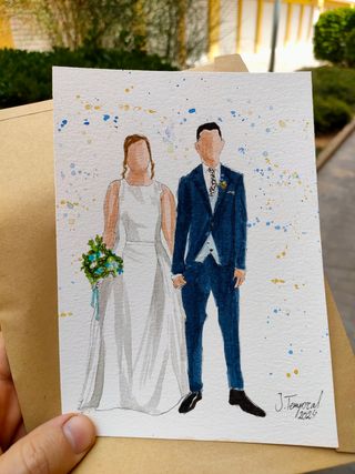 Bocetos de acuarela por encargo