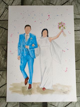 Bocetos de acuarela por encargo