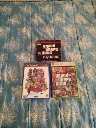 GTA Coleccionista ps1 psx psone GTA III y GTA IV