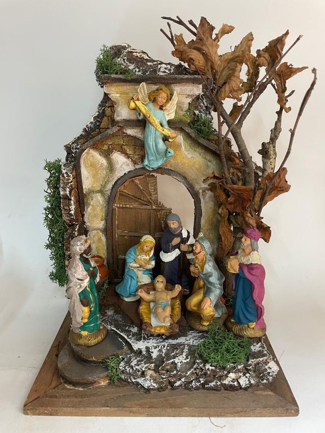 Presepe artigianale vintage