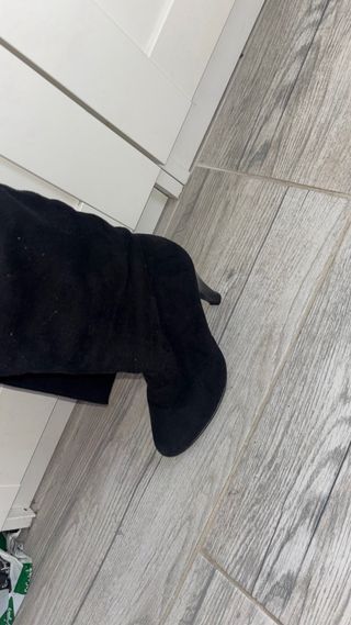 Botas altas negras tacón