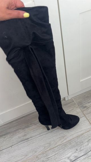 Botas altas negras tacón