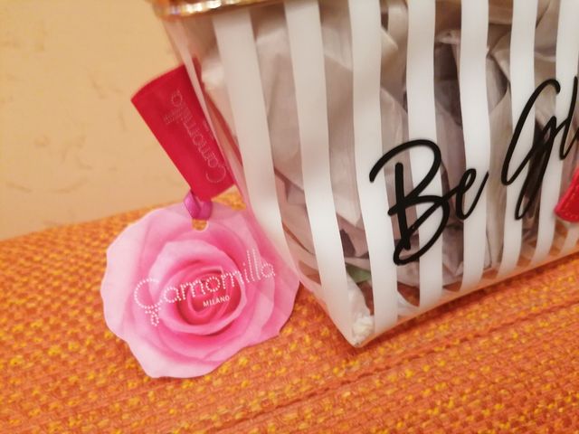 Pochette Camomilla oro-bianca