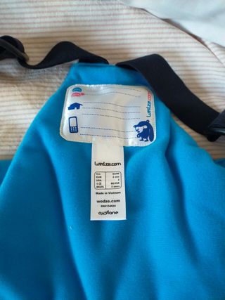 Mono esquí niño azul - 2-3 años