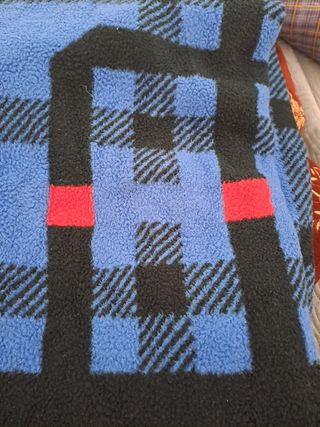 3 piezas ropa cama - azul, marrón