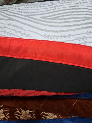 3 piezas ropa cama - azul, marrón