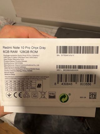 Xiaomi Redmi Note 10 Pro