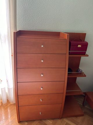 Dormitorio principal desmontado y embalado