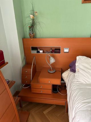 Dormitorio principal desmontado y embalado