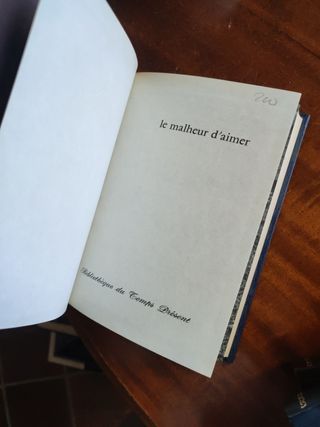 Lote 6 libros en francés