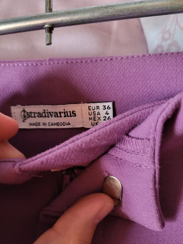 Pantalones pinzas stradivarius
