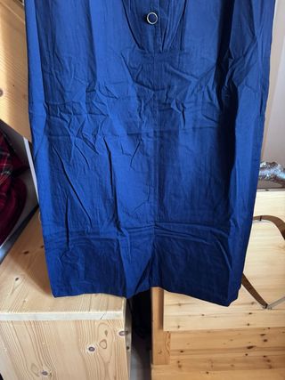 Abito chemisier blu vintage - curvy 4XL/IT52 Italy