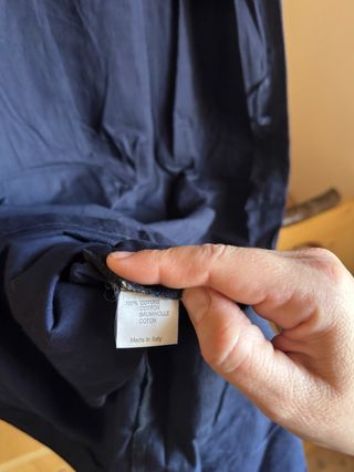 Abito chemisier blu vintage - curvy 4XL/IT52 Italy